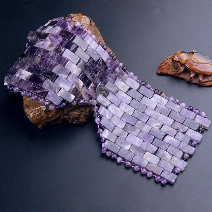 Natural Crystal Amethyst Eye Mask