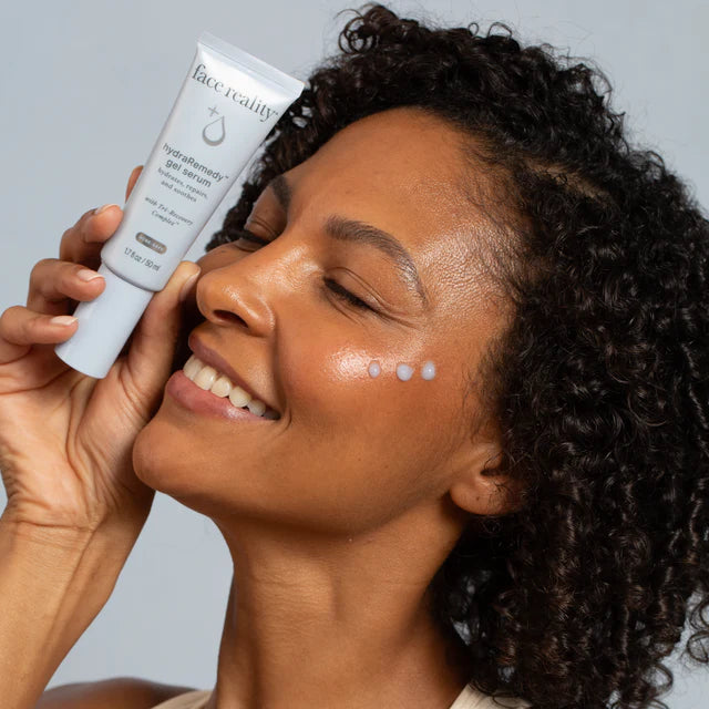 Face Reality Skincare | HydraRemedy Gel Serum Application