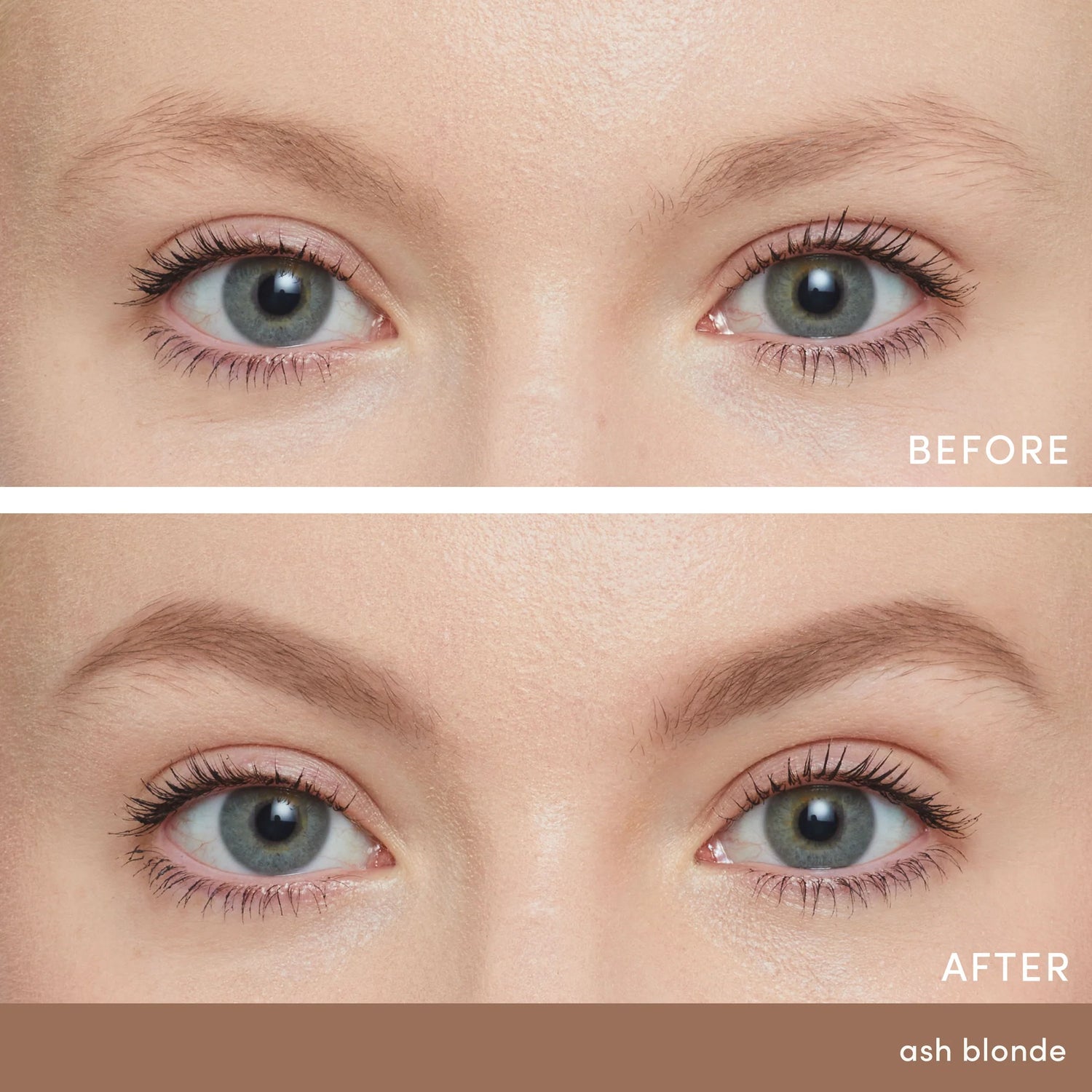 Jane Iredale | PureBrow Brow Powder Before And After