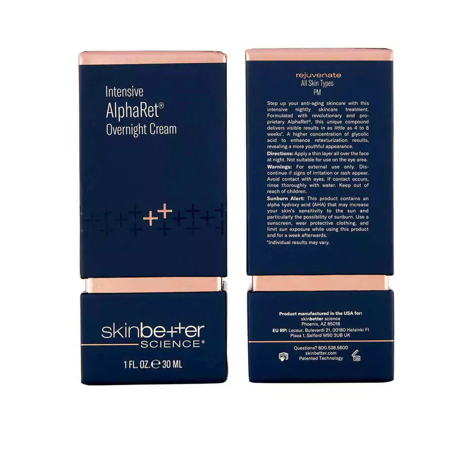 Skinbetter Science | Intensive AlphaRet Overnight Cream 50ml box
