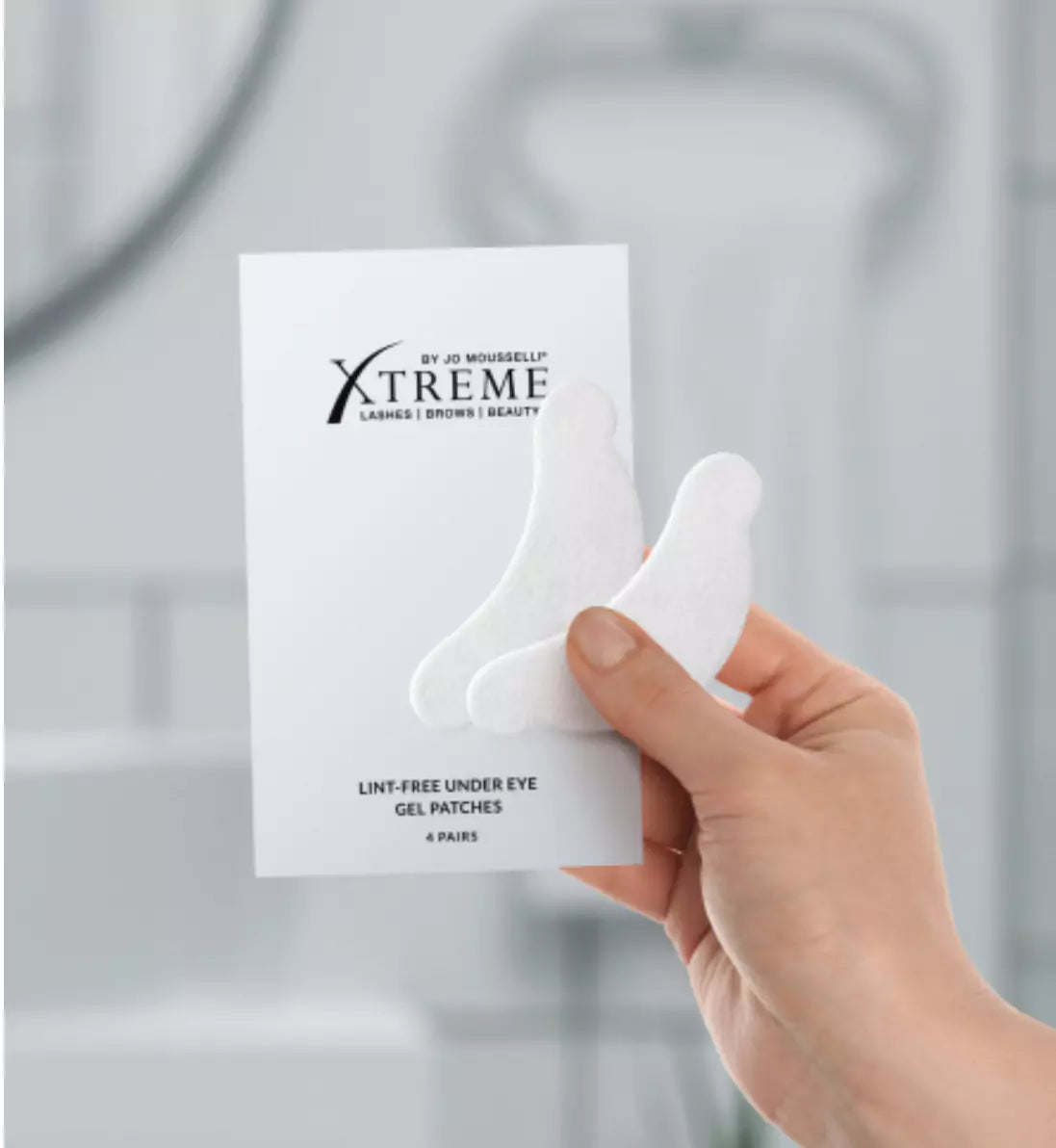 Xtreme Lashes | Lint-Free Hydrating Under Eye Gel Patches On Hand