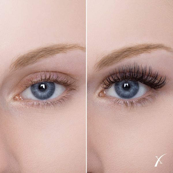 Eyelashes Before and After