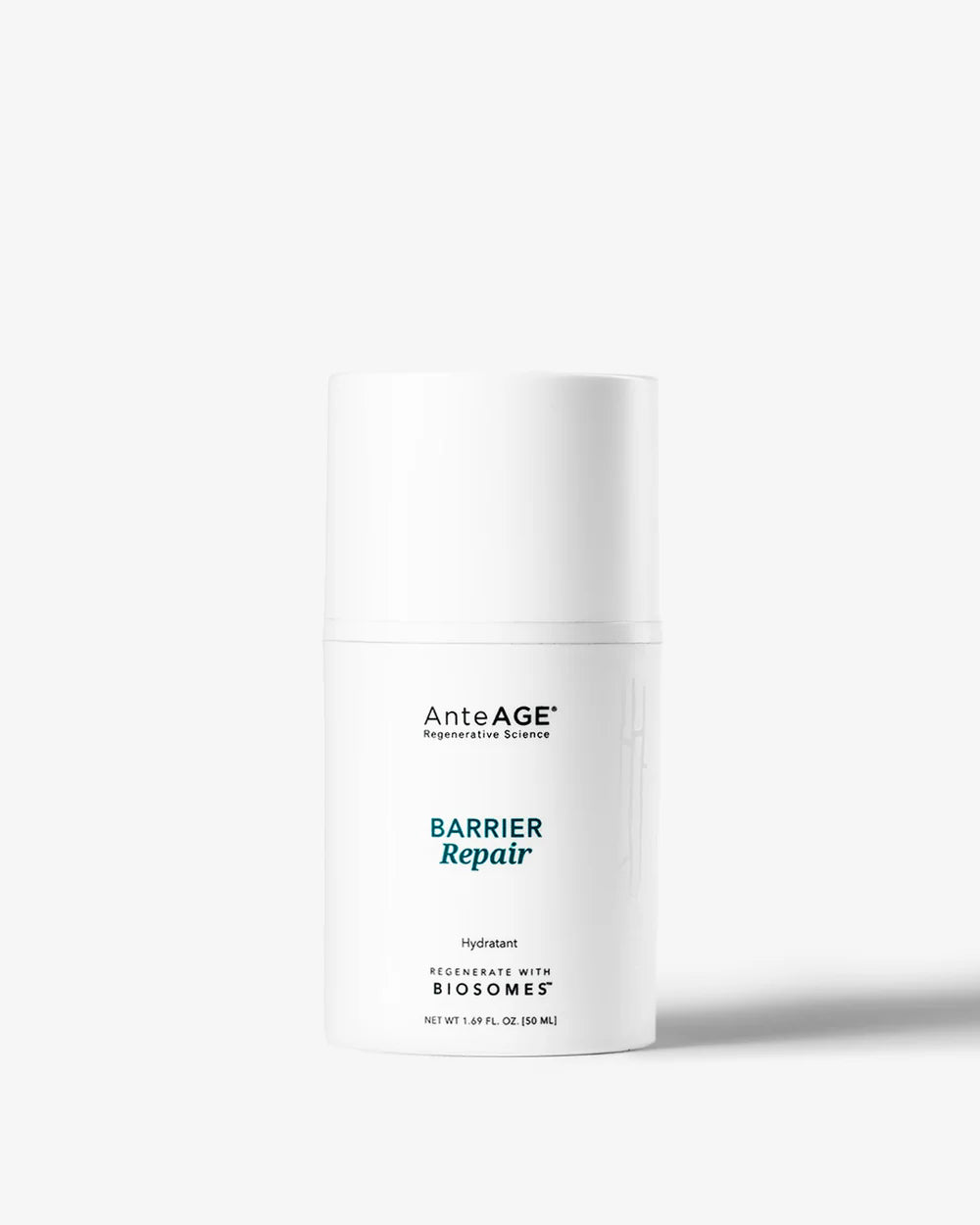 AnteAGE Barrier Repair with Biosomes moisturizing cream for dry and sensitive skin.