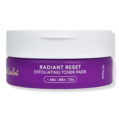 BushBalm | AHA/BHA/TXA  Radiant Reset Exfoliating Toner Pads