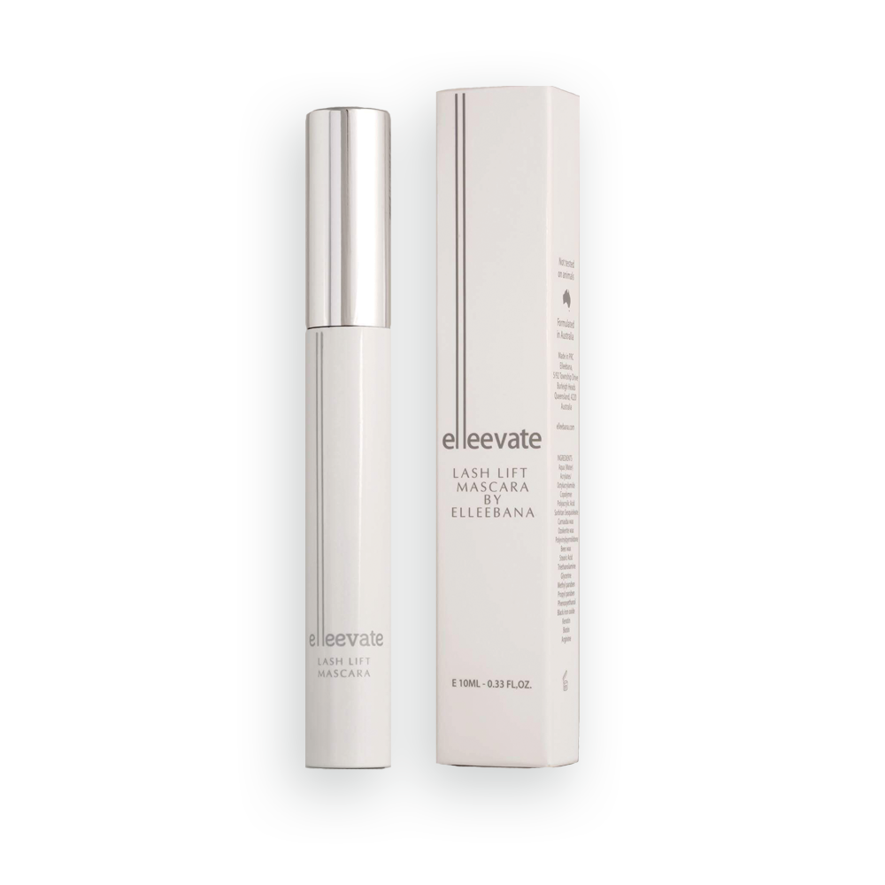 Elleebana Elleevate Keratin Black Aftercare Mascara for lash lift aftercare and everyday wear.