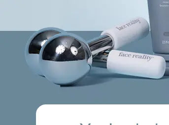 Face Reality Professional-Grade Cold Globes for calming acne-prone skin.