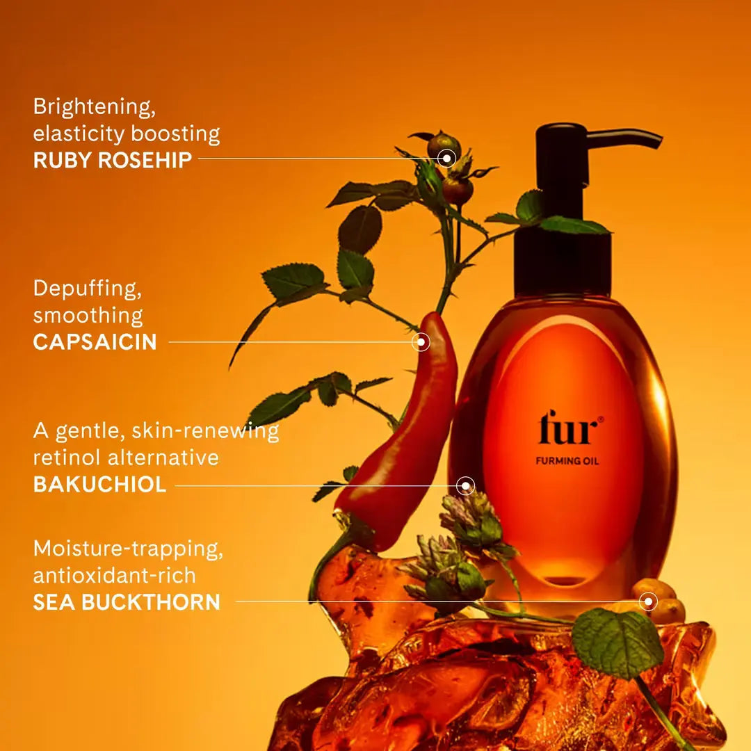 Fur Furming Oil with bakuchiol and botanical oils