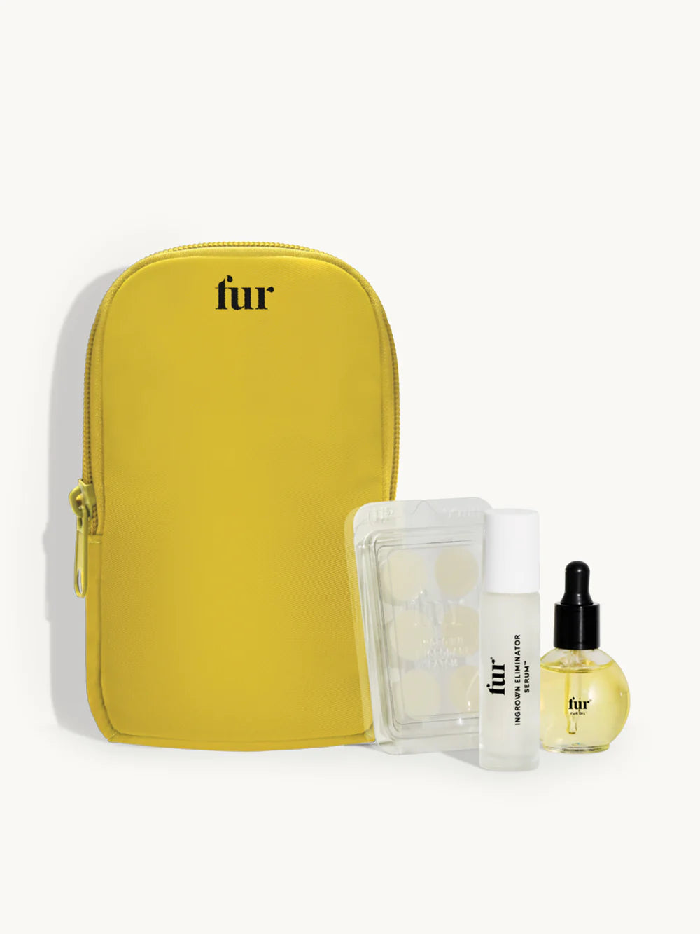 Fur Ingrown Rescue Kit with Fur Oil serum rollerball and patches