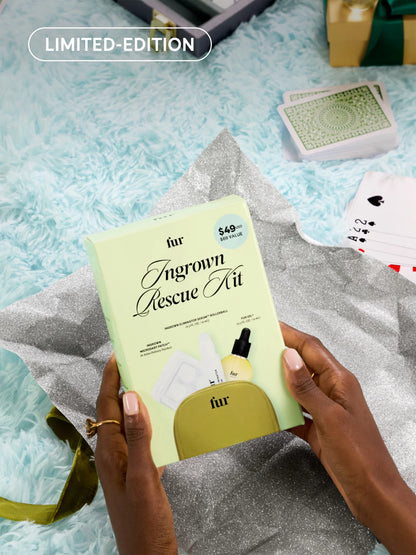 Travel-size Fur Ingrown Rescue Kit for ingrown hair treatment