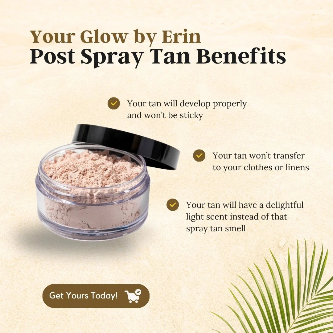 Glow By Erin finishing powder with Aura Brush Details