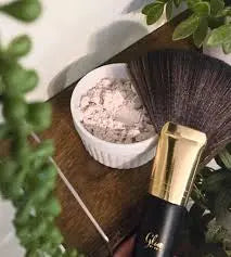 All-natural Glow By Erin finishing powder with premium Aura Brush