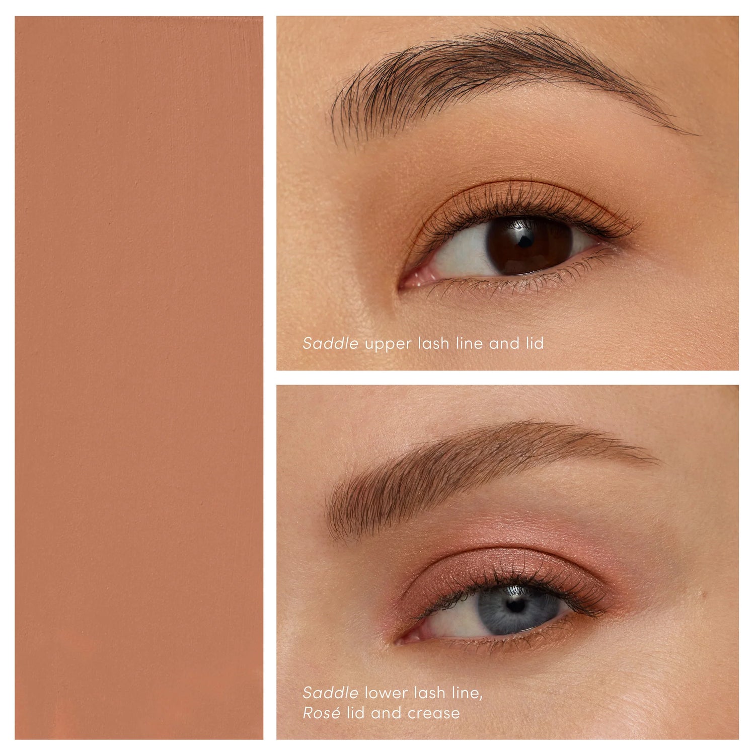 Jane Iredale | ColorLuxe Eye Shadow Stick Before And After Use