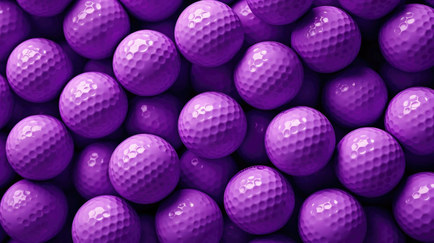 Golfer Special - Purple Golf Ball