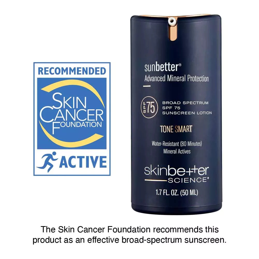 SkinBetter Science sunbetter TONE SMART SPF 75 Sunscreen Lotion 50ml