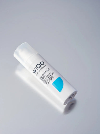 WiQo Eye Contour Serum for dark circles, fine lines, and sensitive skin.