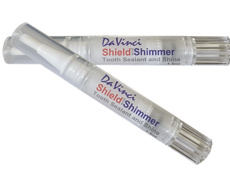 Da Vinci Teeth Whitening System - Shield Shimmer Tooth Sealant and Shiner
